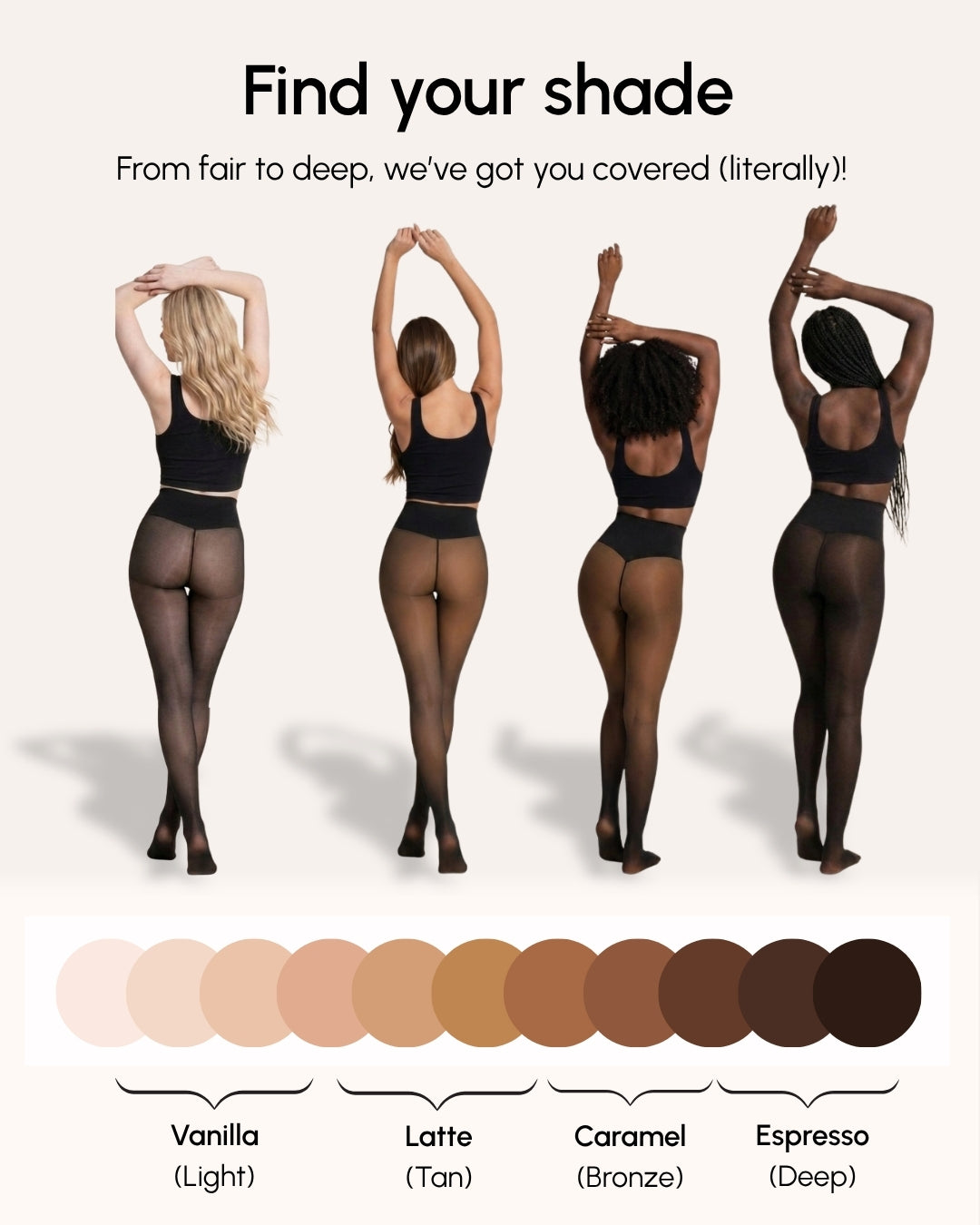 Sheer Illusion Fleece-Lined Tights